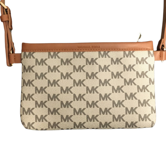 Michael Kors Women's MK Signature Genuine Leather Fanny Waist Bag - Picture 3 of 11